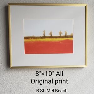 Surfing Melbourne Beach Framed Print